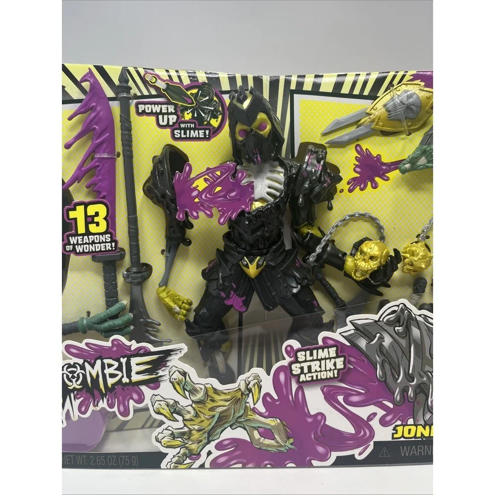 Ninjombie Jonin Knight Figure w Comic Book Slime Strike